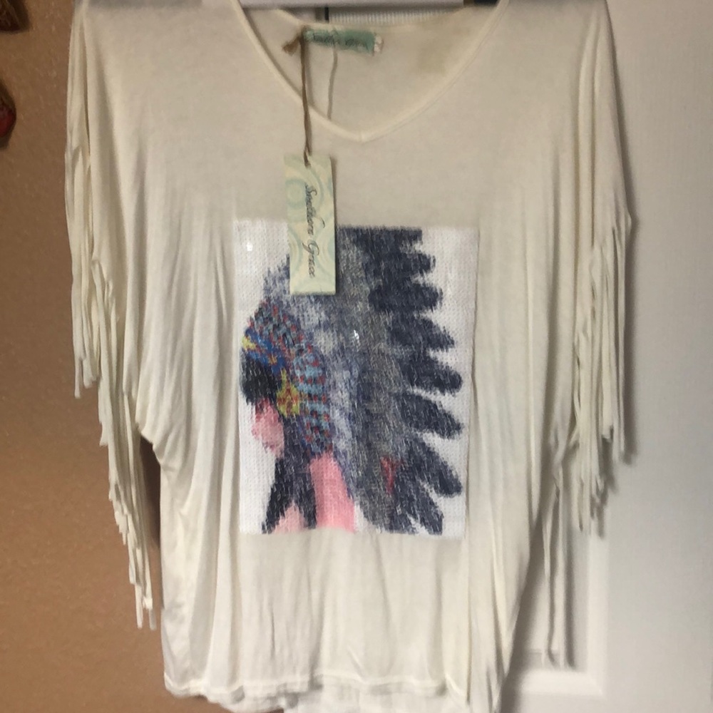 NWT women’s southern grace Indian shirt